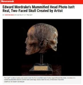 Newsweek موقع جمجمة موردراك فتبينوا